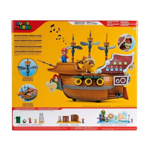 Super Mario DLX Bowser's Airship Playset