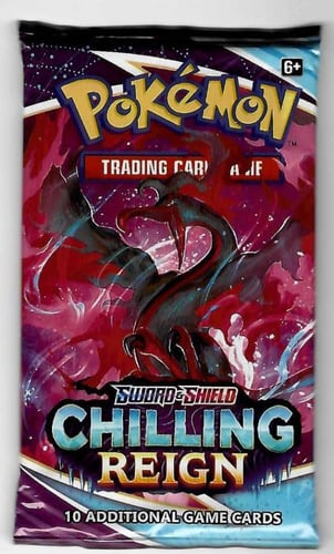 Pokemon Cards - Sowrd & Shield Chiling Reign (1Pcs...