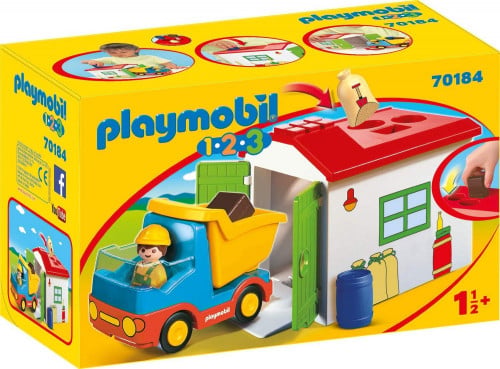 Playmobil 1.2.3 Garbage Truck 70184