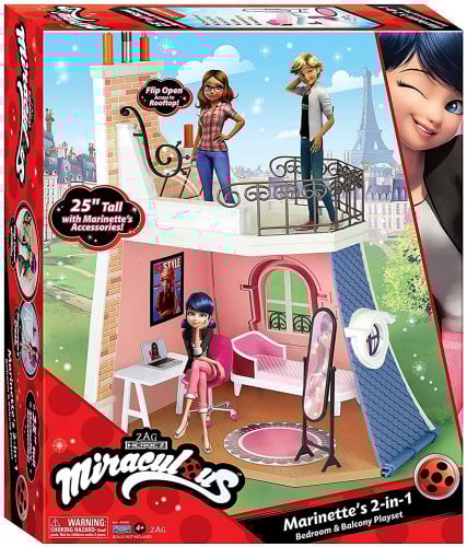 Miraculous 2in1 Balcony Bedroom Playset