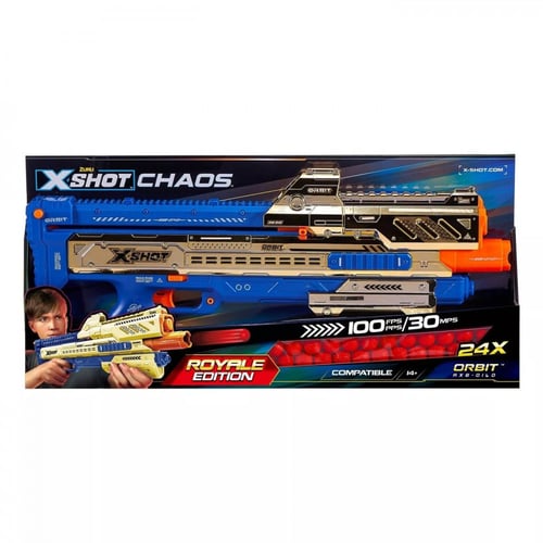 Zuru X-Shot Chaos Golden Orbit Blaster - Royale Ed...
