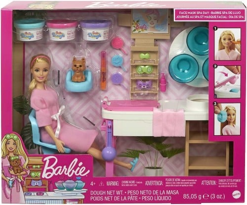 Barbie - Face Mask Spa Day Playset