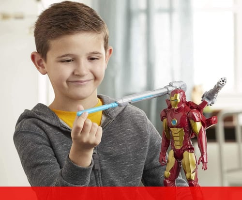 Avengers Marvel Titan Hero Series Blast Gear Iron...