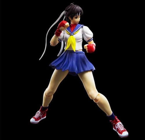 S.H.FIGUARTS STREET FIGHTER SAKURA KASUGANO BY BAN...