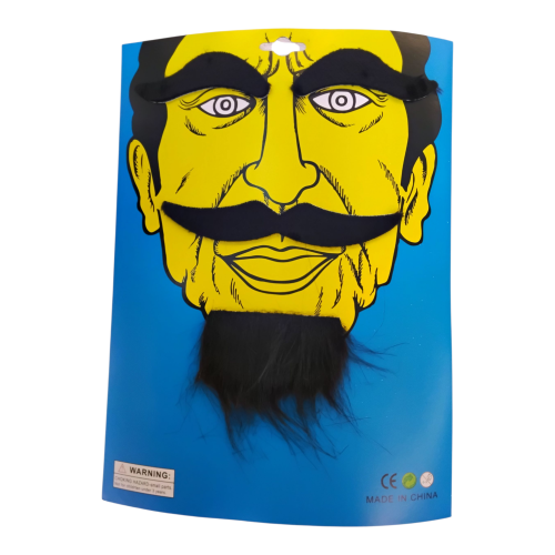 Mustache and fake beard 4