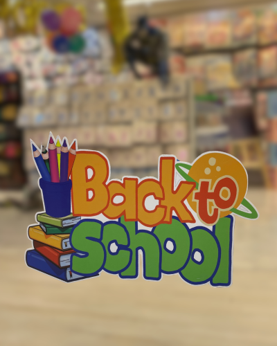 Foam model for back to school