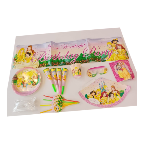 Princess party set 11 pieces