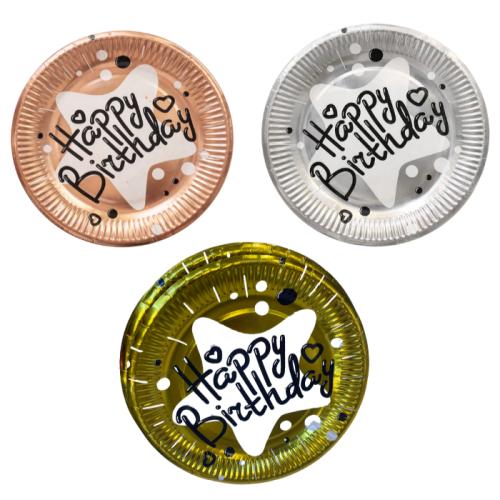 Birthday plates