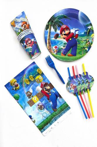 Super Mario themed party set