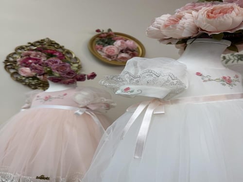 فستان بيبي روز للمواليد فقط