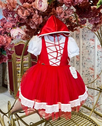 فستان ليلى والذئب+ وشاح