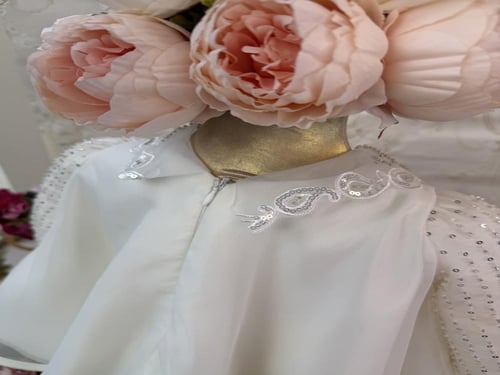 فستان للانسات مزين بالترتر