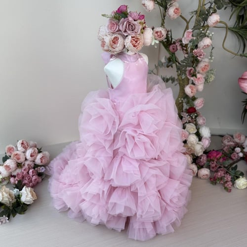 فستان حبات الورد