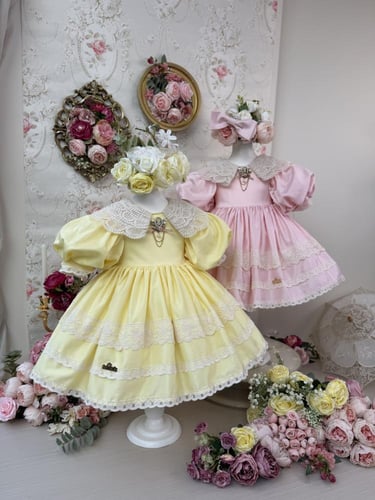 فستان ليدي ديانا + اكسسوار الشعر + جيبون