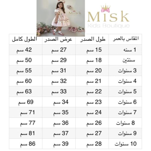 فستان مسك الفيكتوري+فيونكة الشعر (يفضل التاكد من ج...