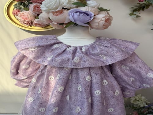 فستان اللافندر الكبيرة