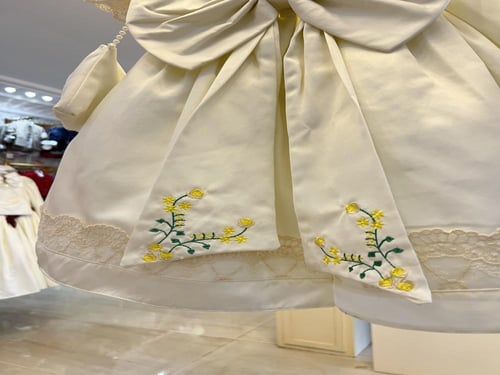 فستان ناعم مطرز