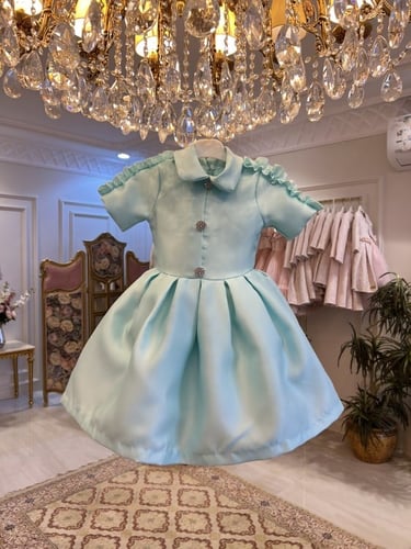 فستان بكريستالات