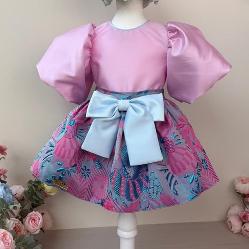 تايور الكبكيك من قطعتين(توب وتنورة)