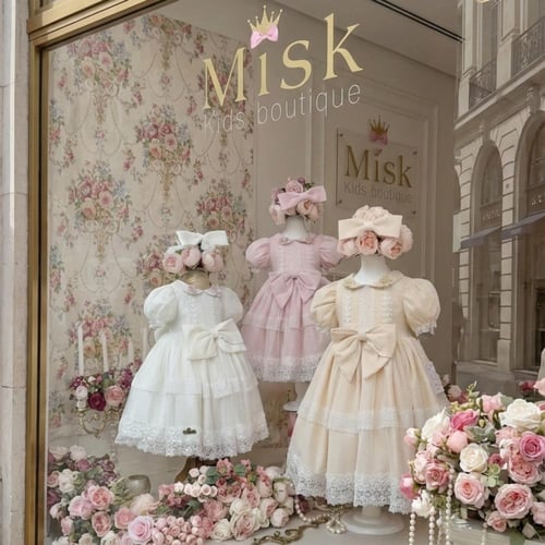 فستان اليكساندرا+ فيونكة الشعر