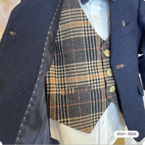 طقم ولادي كحلي غامق