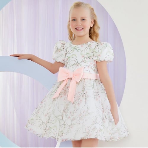 فستان مورد بفيونكة