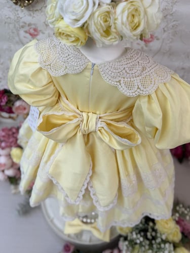 فستان ليدي ديانا + اكسسوار الشعر + جيبون