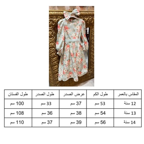 فستان مورد للعمر المحير