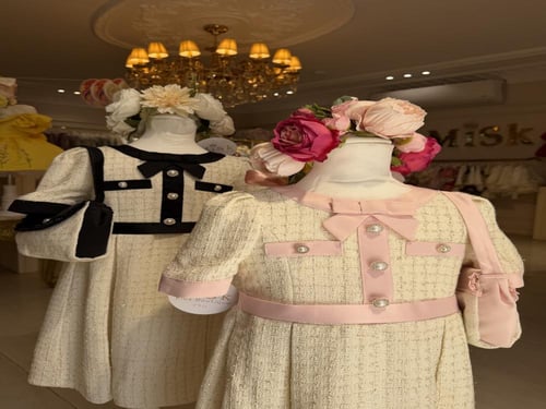 فستان شانيل للعمر المحير+شنطة