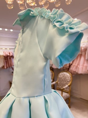 فستان بكريستالات