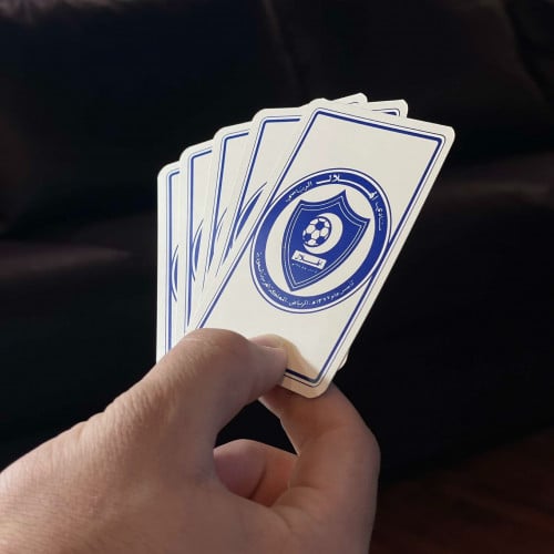 ورق بلوت نادي الهلال الورقي