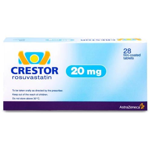 Crestor 20 mg rosuvastatin Tablets × 28