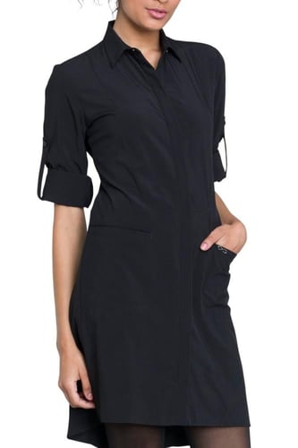 لاب كوت ماركة انفينيتي باللون الأسود | 1401A