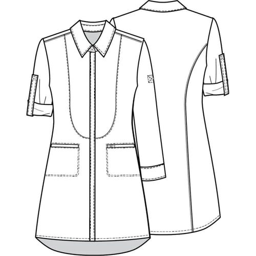 لاب كوت ماركة انفينيتي باللون الأسود | 1401A