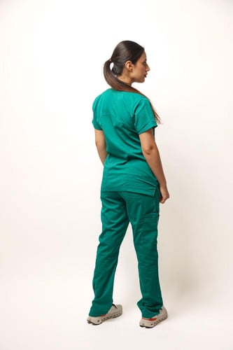 طقم سكراب كامل أخضر