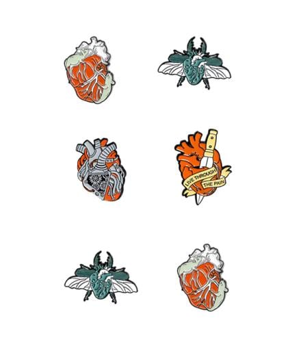 بروش طبي قلب Medical brooch