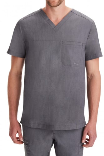 بلوزة سكراب رمادي من ماركة هيلنج هاندز