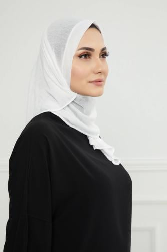 طرحة شاش تركي ميني | أوف وايت