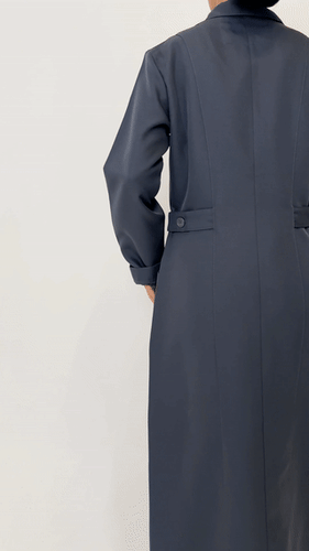 لاب كوت رمادي بطول 52 إنش 333 | ®LAB MED