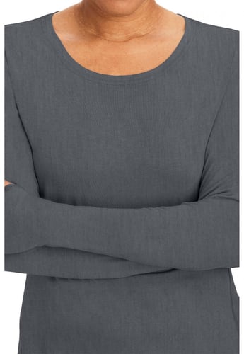 تي شيرت سكراب نسائي رمادي 5051