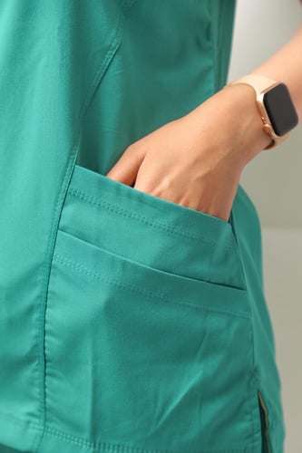 طقم سكراب كامل أخضر