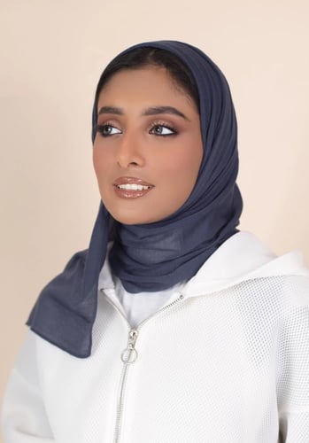 حجاب شاش تركي ميني | اللون كحلي