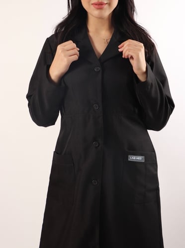 لابكوت متوسط الطول اسود | 40 انش | 308 ®LAB MED