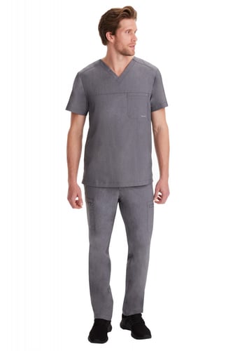 بلوزة سكراب رمادي من ماركة هيلنج هاندز