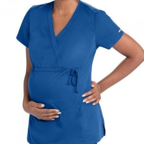 بلوزة سكراب للحوامل قريز أناتومي