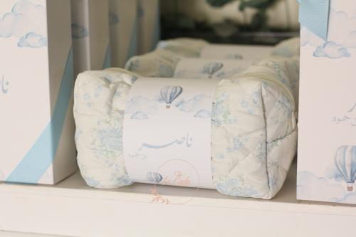 شنطة ميك اب ازرق فاتح