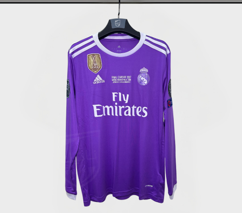 تيشيرت ريال مدريد كم طويل كلاسيك 2016-2017