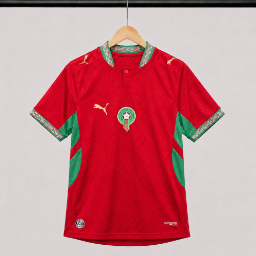 تيشيرت المغرب الاساسي فئة لاعبين - كاس العالم - 20...