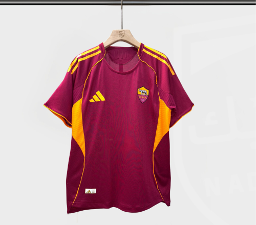 تيشيرت روما الاساسي فئة لاعبين 2025-2026