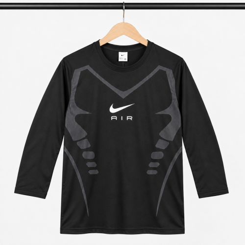 تيشيرت Nike رياضي كم طويل اسود - 2027